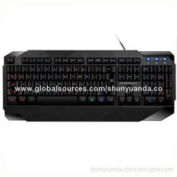 Gaming Keyboard, 104-key, Backlight Support, Four-star Waterproof